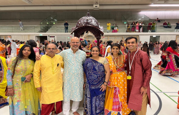 Ambassador Mridul Kumar inaugurated the Ras Garba event organized by Ras Garba Association  Switzerland on 05 October 2024